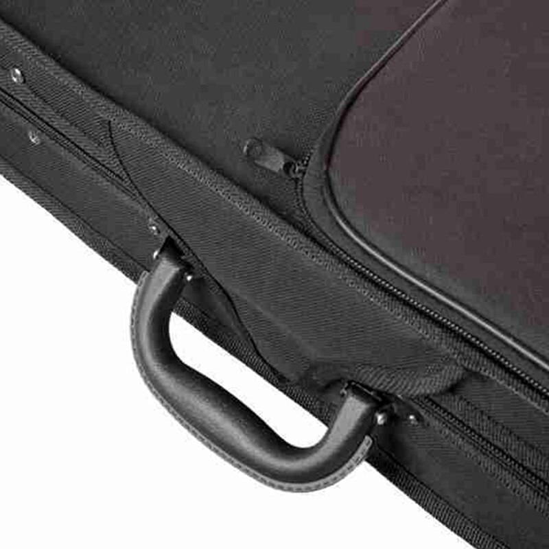 Étui pour violon forme triangulaire violon étui rigide jaune intérieur pièces de violon