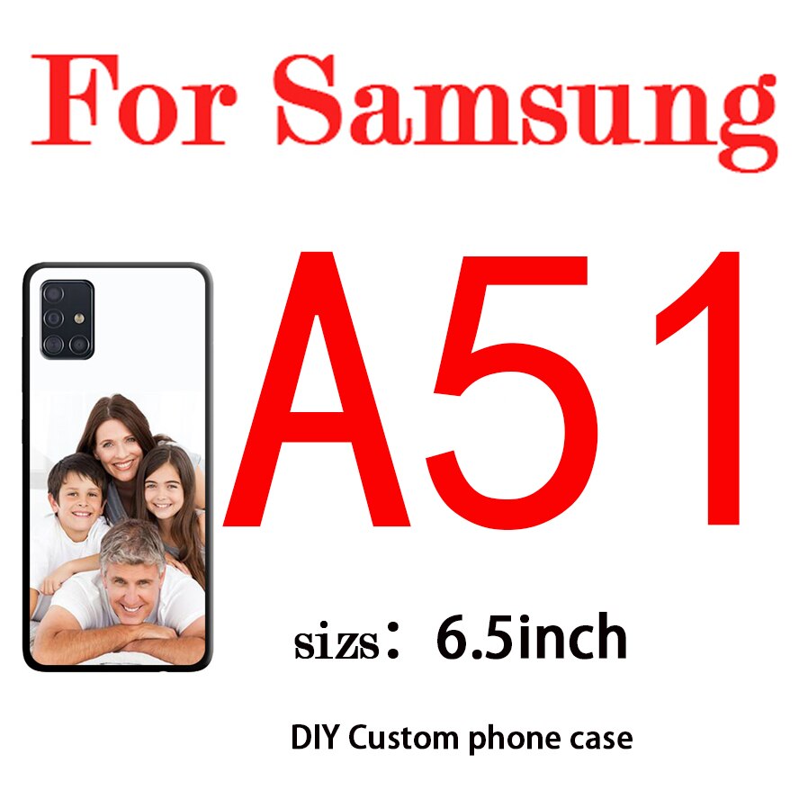 Personalizzato Soft TPU Cassa Del Telefono Per Samsung A10 A20 A30 A40 A50 A60 A70 M10 M20 M30S M40 A01 A11 a21 A31 A51 A71 A20E A20S copertura: For Samsung A51