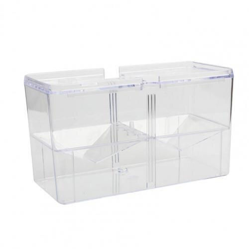 Fish Isolation Box Safe Aquarium Breeding Tank Isolation Box Home Use Fish Hatching Box: Transparent