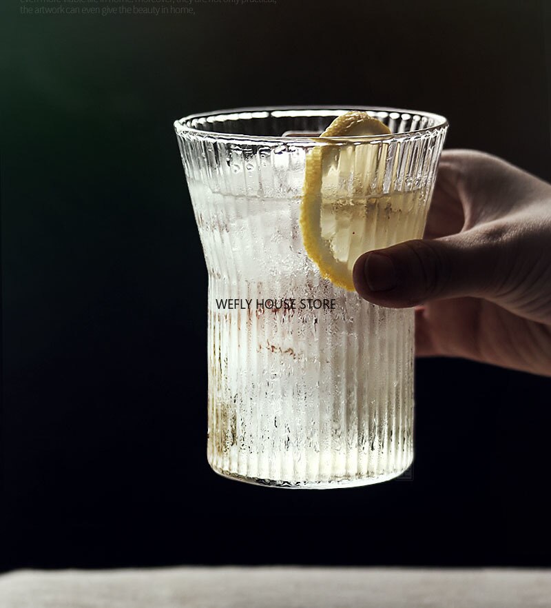 4Pcs Rimpel Whisky Bril, Water Glas, Sap Glas, Water Cup Set Van 4