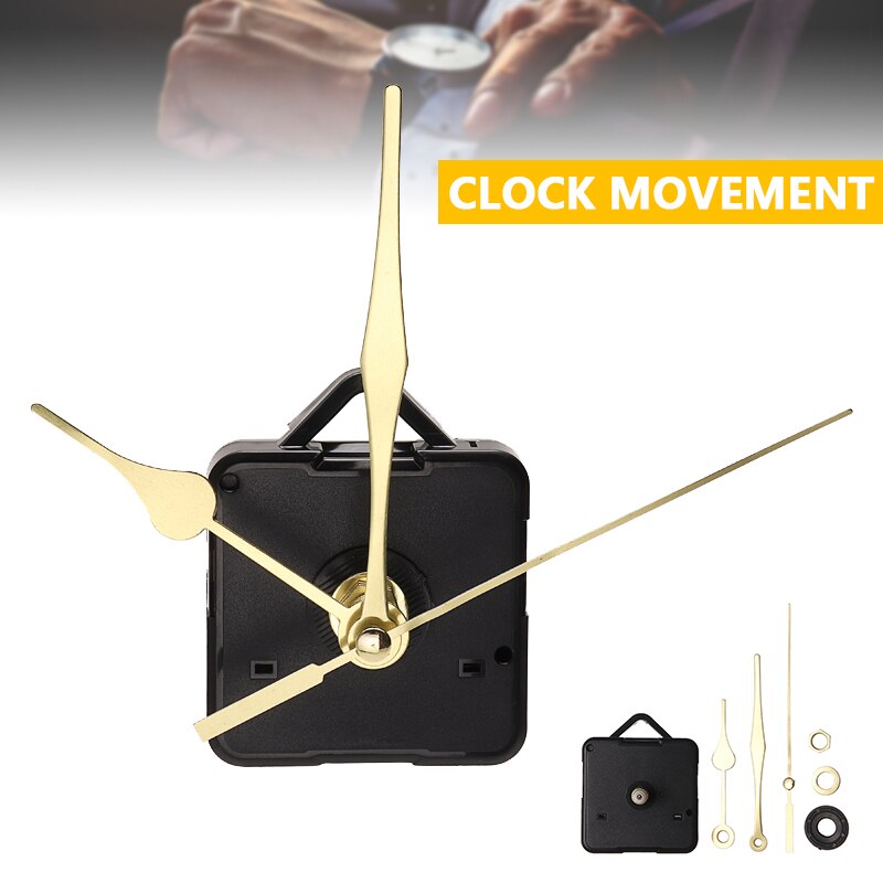 Vintage Quartz Klok Movement Mechanism DIY Muur Lange Spindel Goud Hand Klok Vervanging Tool Kit MAYITR