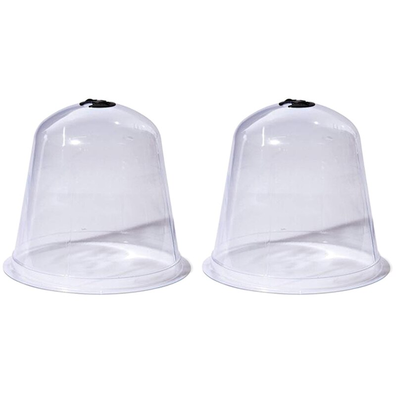 Garden Cloche Plastic Protective Plant Bells Dome Breathable Covers Thermal Insulation Moisturize