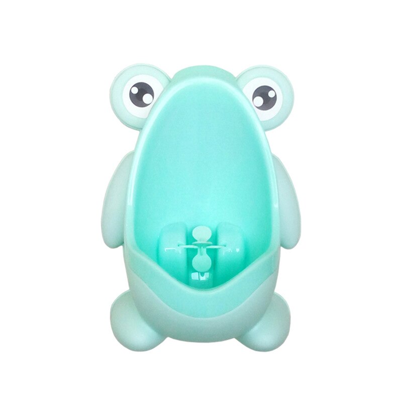 Wall-Mounted Hook Baby Boy Potty Toilet Training Kids Frog Stand Vertical Infant Toddler Bathroom Frog Urinal: Light green