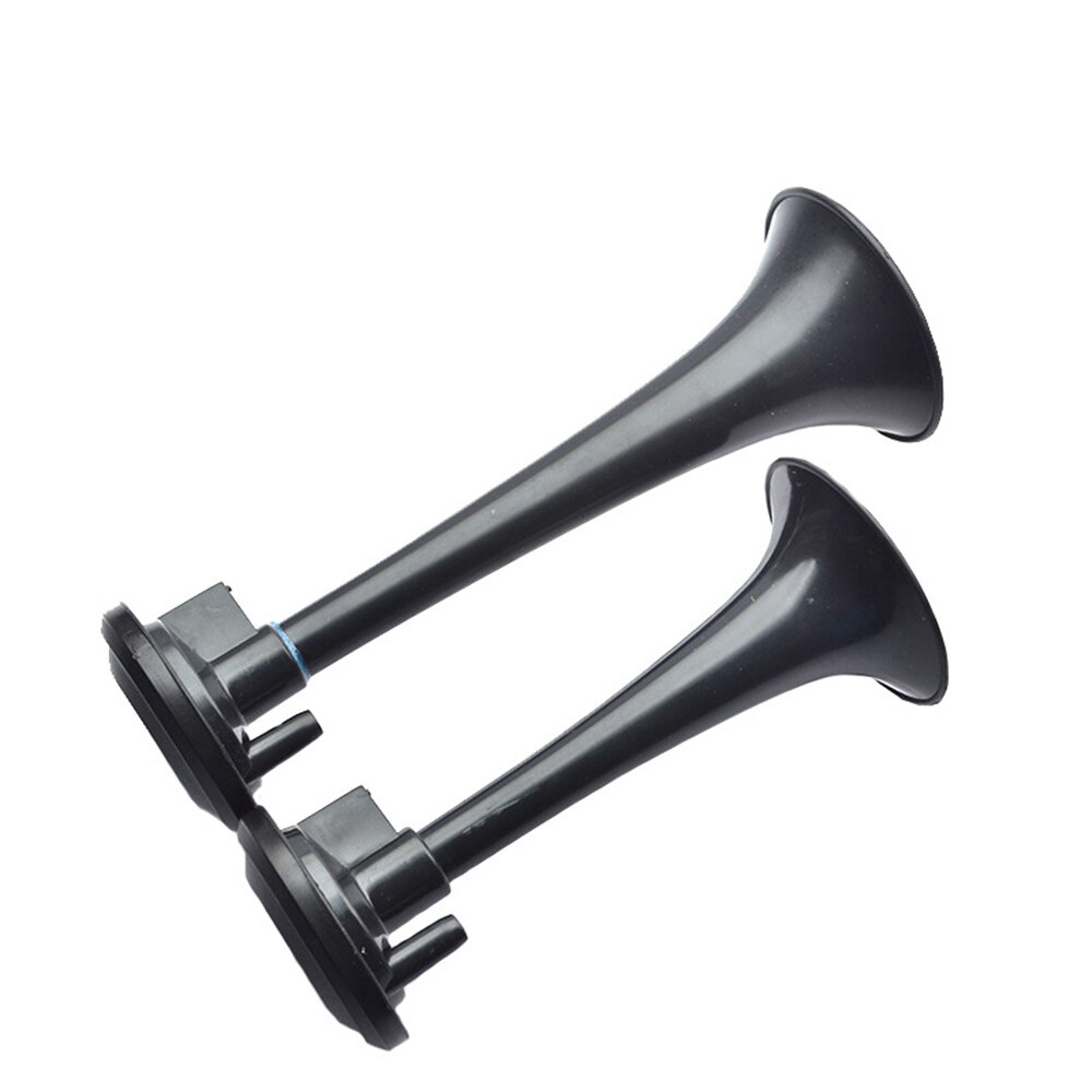 Brand Car Air Horn Dual Trompet Vervangende Onderdelen Voor Vervangen 12V 115DB Abs + Metalen Te Fit