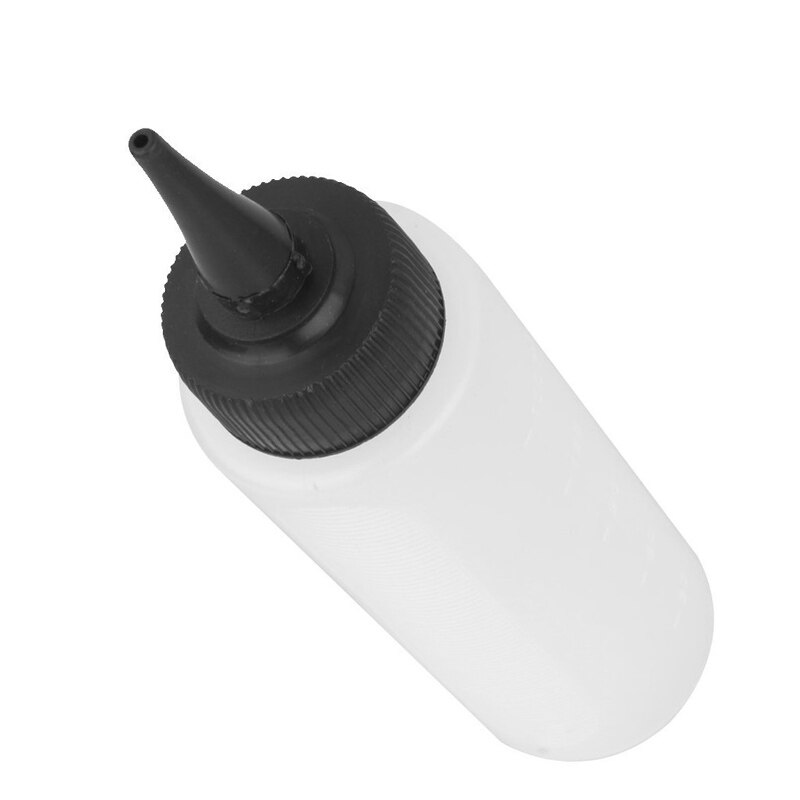 150ml salon hårfarve måling applikator flaske skala frisør værktøj