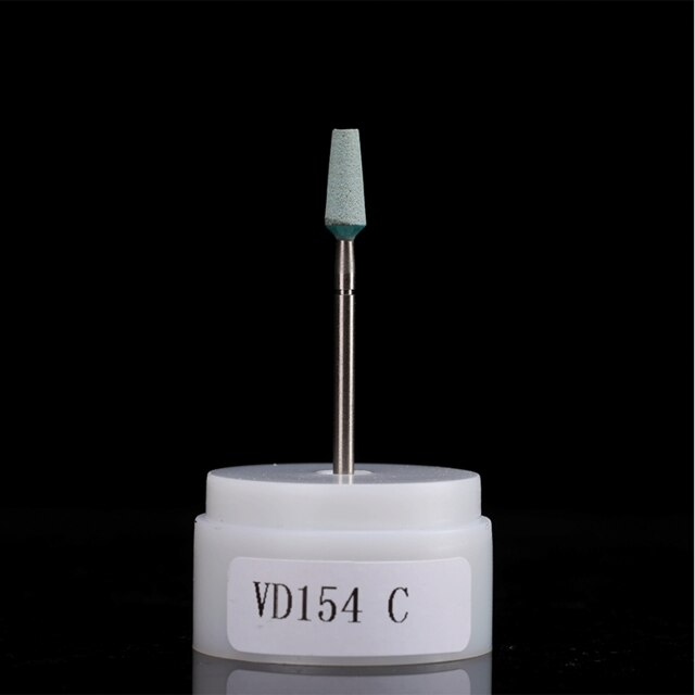 Dental Laboratory Diamond Rubber Polisher Removing Finishing Zirconia No Need Water Cooling Generate Little Heat: VD154 C