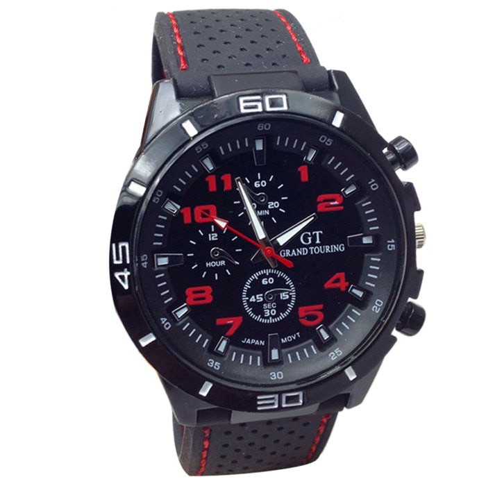 Montre Homme Mini Focus - Sport Imperméable, Bracelet Silicone, Mouvement Quartz - Neuf Avec étiquettes