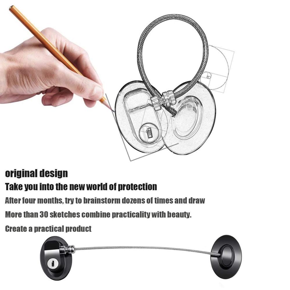 Kühlschrank Schloss für freundlicher, Mini Kühlschrank Schlösser für freundlicher, Gefrierschrank sperren, Verwendet in Kühlschrank Tür, schränke schwarz 1 schloss 2 schlüssel