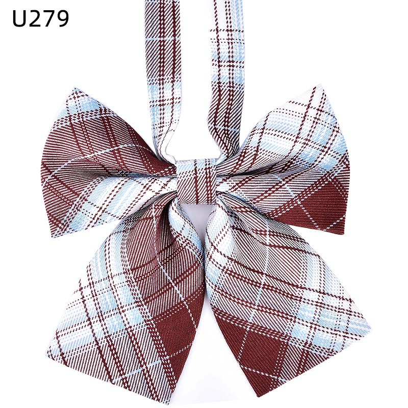 JK Uniform Bow Tie Japanese School Uniforms Striped Wrap Girls Preppy Style Neckties Female Bow-knot Women Apparel Accessories: SU279
