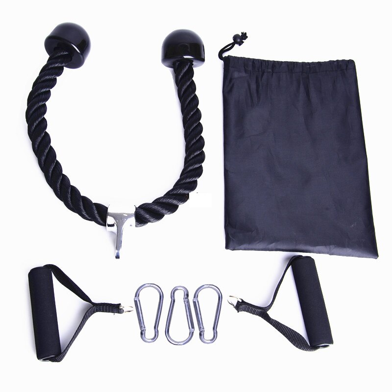 Fitness DIY Pulley Cable Machine Lifting Arm Biceps Tricep Blaster Rope System Hand Strength Training Home Gym Workout Equipment