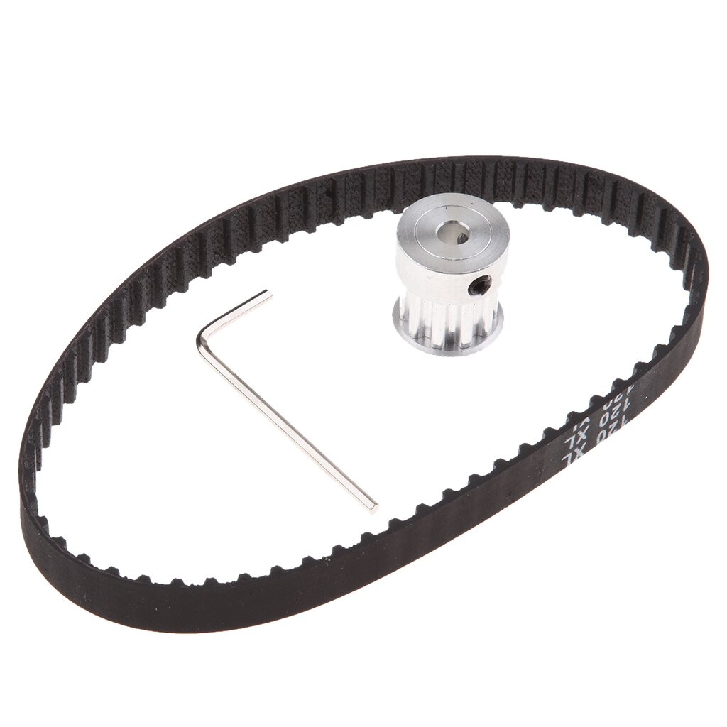 XL10 10 Teeth 5mm Bore Timing Pulley Wheel 120XL Timing Belt For Lathe CNC