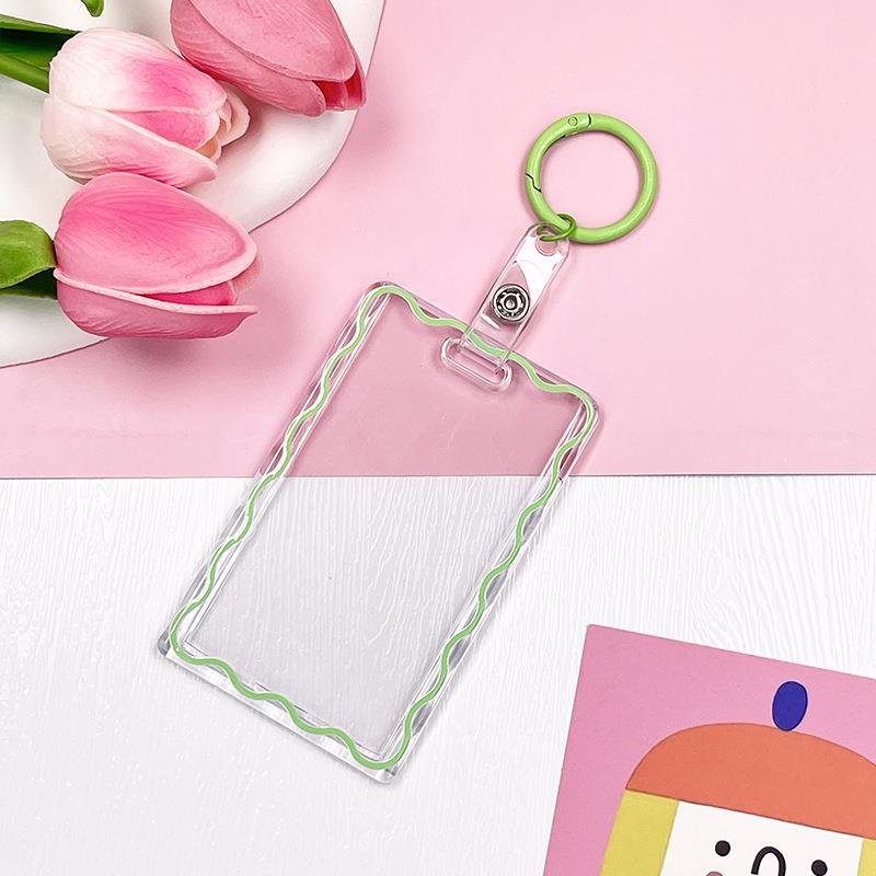 Transparenter Bilderrahmen aus Acryl, Ausweis, Schulbedarf, neuer unisex-Arbeitskartenhalter aus Hartplastik, Geschäft-Fall-Schutzhülle