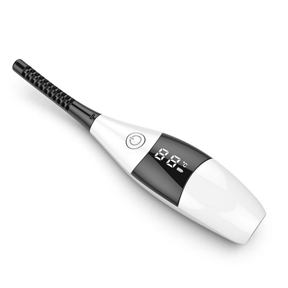 Super praktisk elektrisk vippebukker opvarmet øjenvippebukker mini usb øjenvippe curling klip hurtig opvarmning naturlig langtidsholdbar: Gul