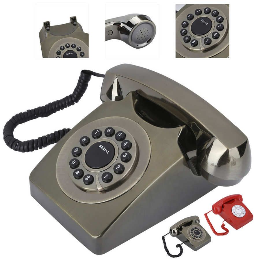 telefon European Home Vintag Multifunction Telephone High Definition Call Large Clear Button home phone