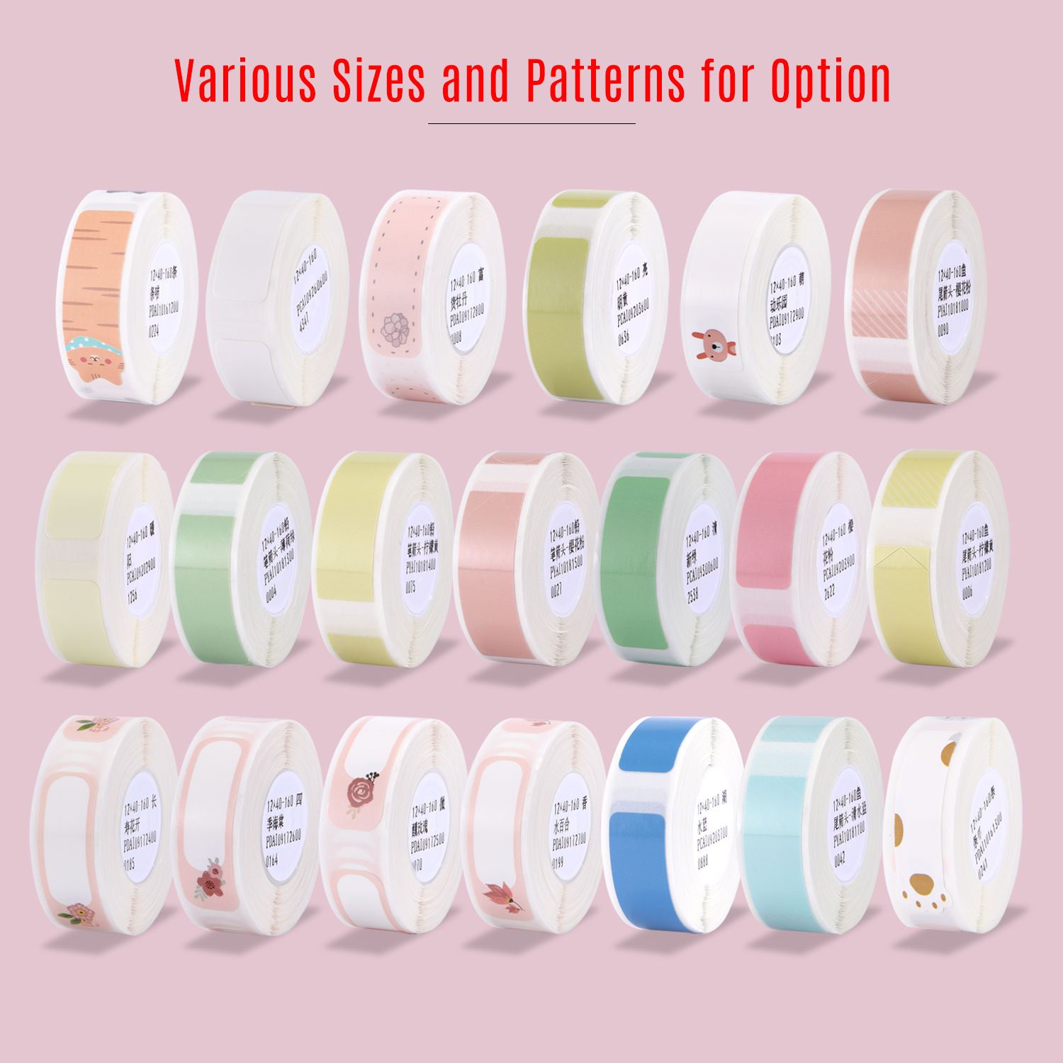 Termoprint label papir pris navn labels vandtæt rivefast 12*40mm 160 stk/rulle til hjemmet bog fil supermarked