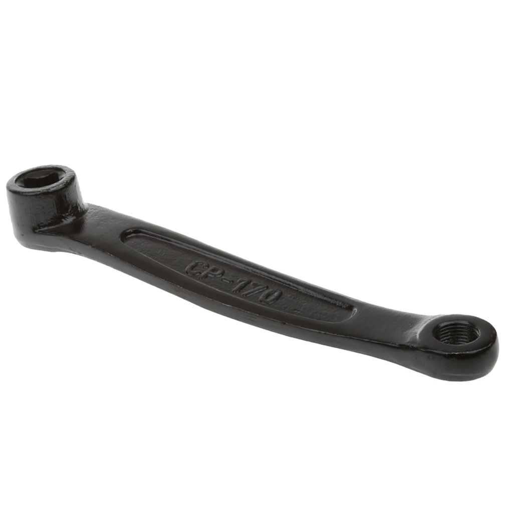 170mm Black Steel Iron Left Hand Crank Arm For Bicycle / Bike