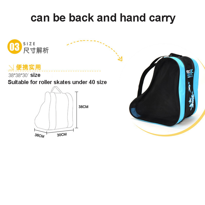 Gran capacidad esquí botas de nieve bolsa nueva invierno zapatos de patín bolsa portátil llevar bolso de hombro para patines deportivos Accesorios