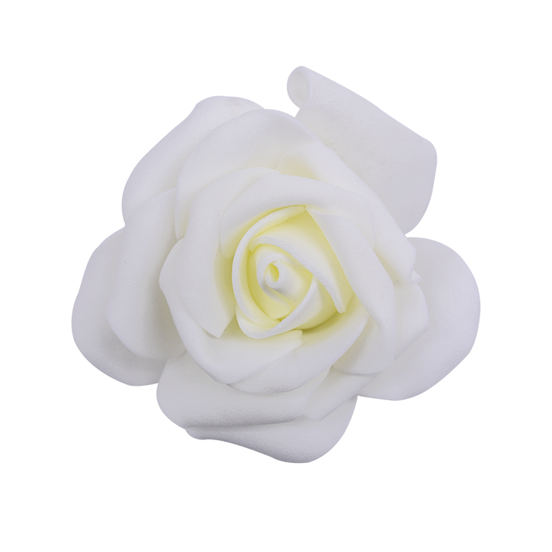 30Pcs 8 Cm Grote Foam Rose Kunstmatige Bloemhoofdjes Voor Bruiloft Decoratie Diy Kransen Boeket Handgemaakte Ambachten Accessoires: F02 Beige