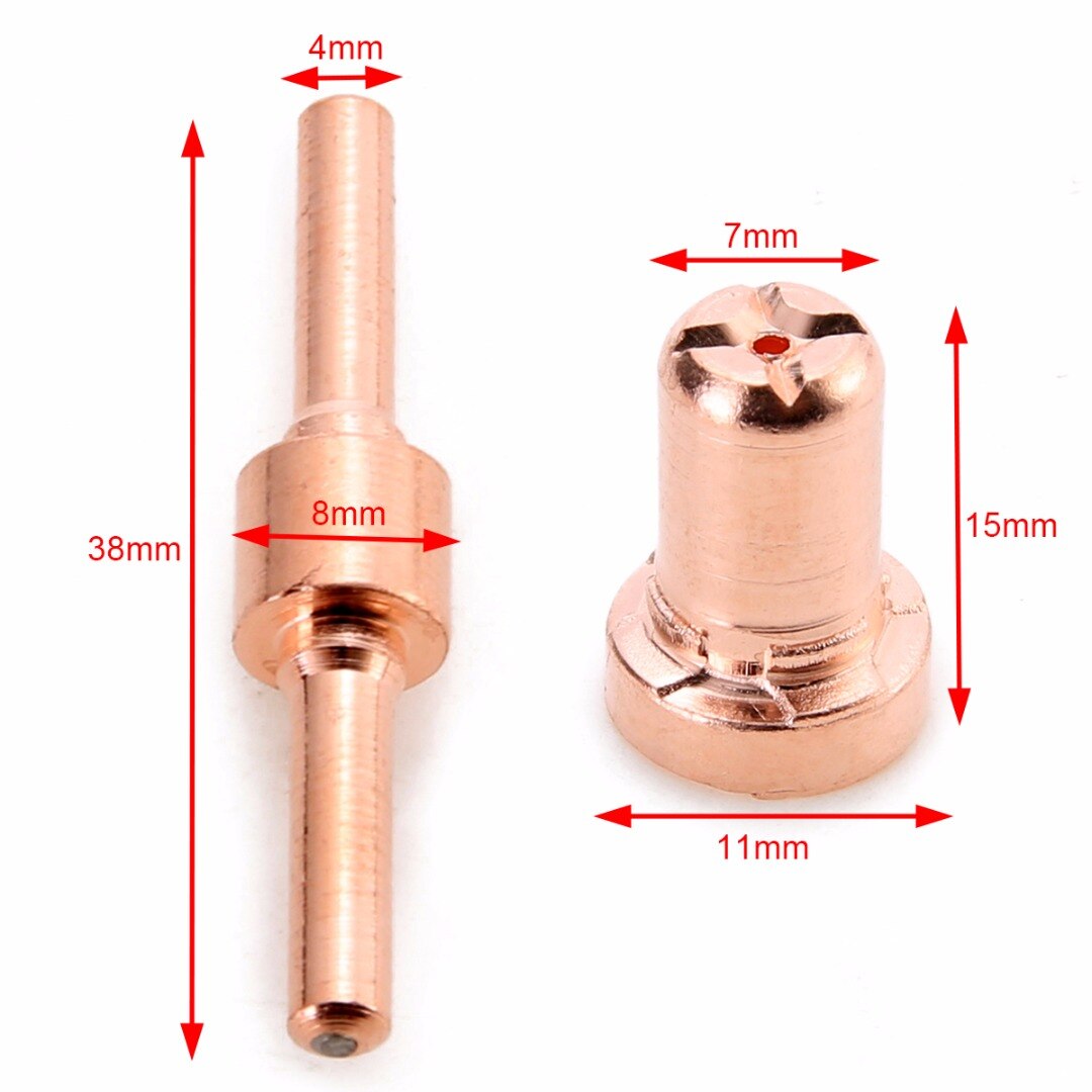 60 Pièces électrodes Longues Pour Coupeur Plasma PT31 - Consommables Neufs - Chine