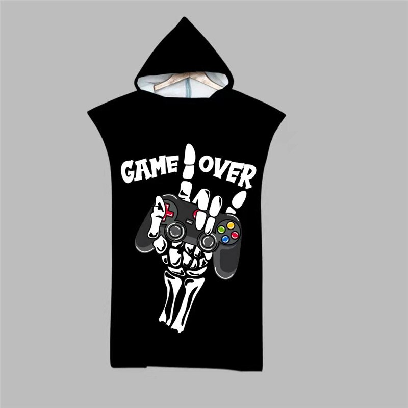Zomer Hooded Bad Strand Handdoeken Microfiber Veranderende Gewaad Surf Poncho Handdoek Voor Zwemmen Strand Outdooor Badjas Wetsuit