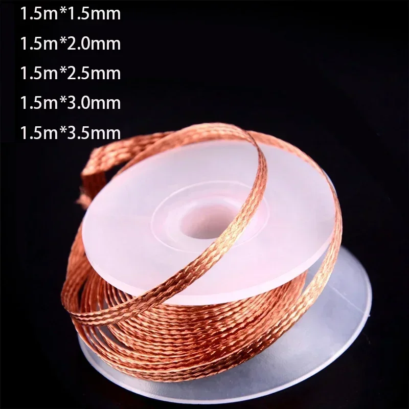 1/5/10pcs Length Welding Wires Desoldering Mesh Braid Tape Copper Welding Point Solder Remover Wire Repair Tool for Soldering