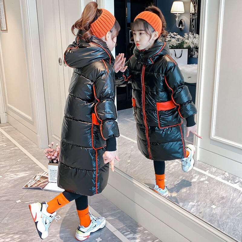 Mädchen Herbst Winter Jacken Art Mit Kapuze Parkas freundlicher Wasserdichte Outwear warm Verdicken Baumwolle Gefüttert freundlicher Kleidung