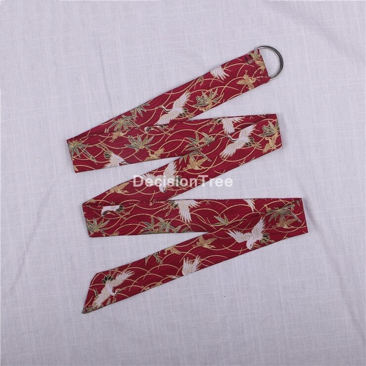 2022 chinese hanfu belt women chinese wind tassels silk belt bow tie vintage corset waistband vintage embroidery waistband hanfu: color17