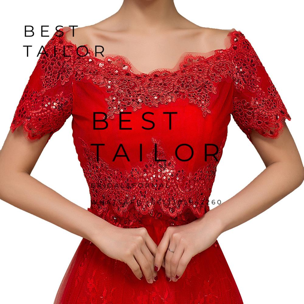 Hvid rød bryllup bolero sjal wrap korte ærmer blonde applikation brude jakke til brudekjole bryllup tilbehør mariage femme