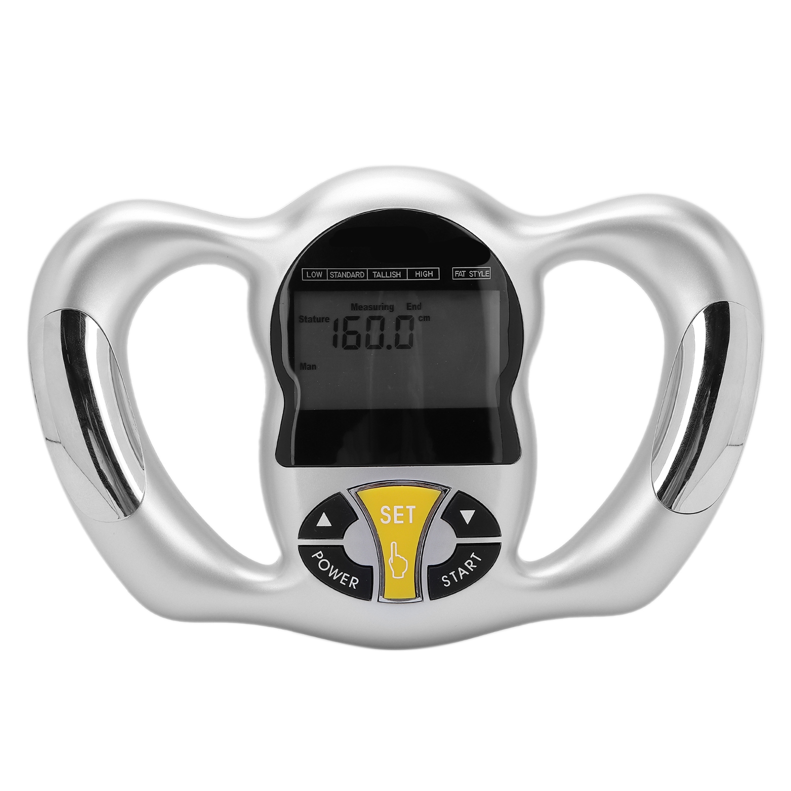 Instrumento de medição de gordura corporal portátil ABS BMI Medidor Analisador de gordura Monitor Dispositivo de medida