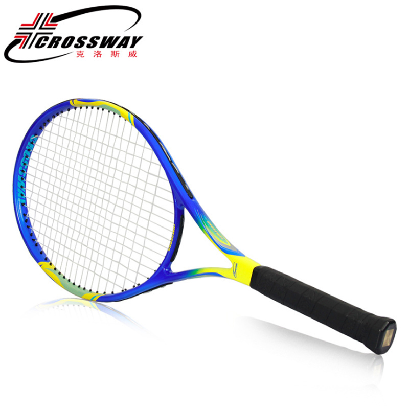 Crossway 722 Koolstofvezel Tennisracket Rackets Uitgerust met Tas Tennis Grip Maat 4 1/4: Default Title