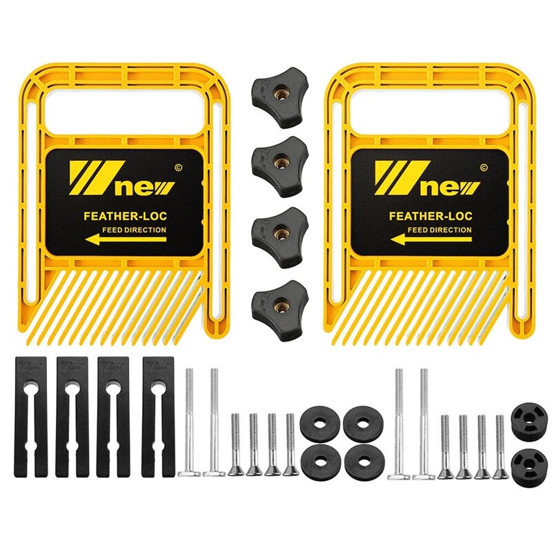 2PCS/Set Long Feather Loc Board Featherboards Engraving Machine Band Router Table Saw Miter Gauge Slot DIY Woodworking Tools Kit