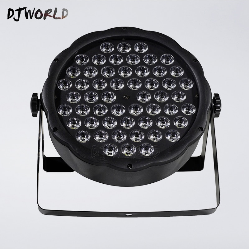 LED Flat Par 54x3W RGBW Lighting Strobe DMX DJ Wash Disco Stage Lights DMX Controller Effect