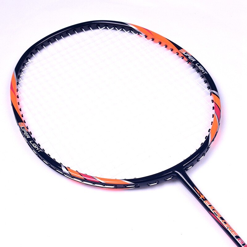 2pcs Badminton Rackets Set 4U Ultra light Double Badminton Racquet Carbon fiber Playing Badminton whole