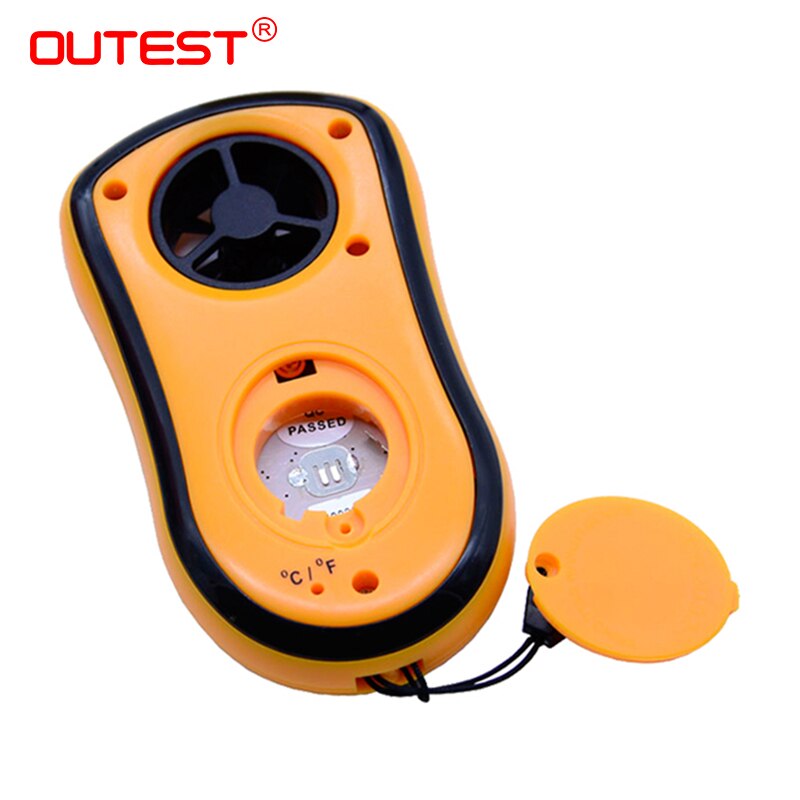 Anemómetro portátil, termómetro Anemometro GM8908, medidor de velocidad del viento, medidor de viento, 30 m/s, LCD Digital, herramienta de medición manual