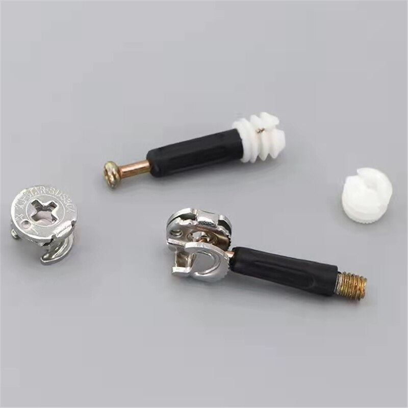3 en 1 40mm goujon gabarit vis connecteur Kit meubles matériel de connexion excentrique écrou de roue came écrou de blocage accessoires de travail du bois