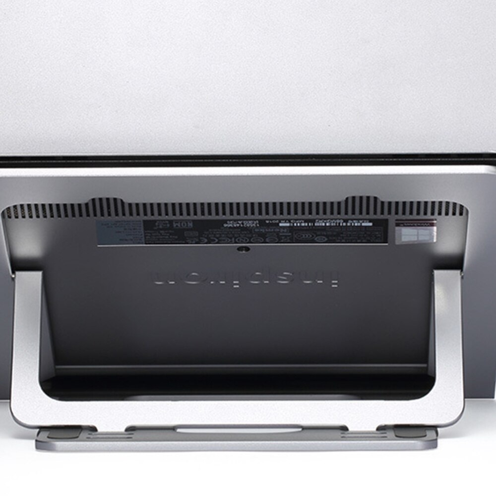 1pc dupla face suporte de liga alumínio rack desktop suporte prateleira dobrável segurando bracke para computador portátil tablet