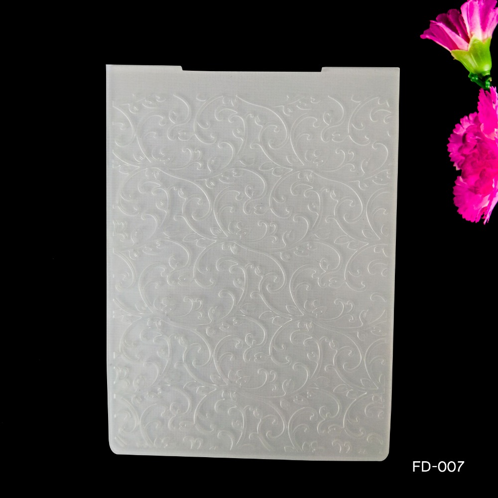 AZSG Embossing Mappen Collection 3 van Mappen voor Scrapbook Map voor Scrapbook DIY Album Card Tool Plastic Template: fd007