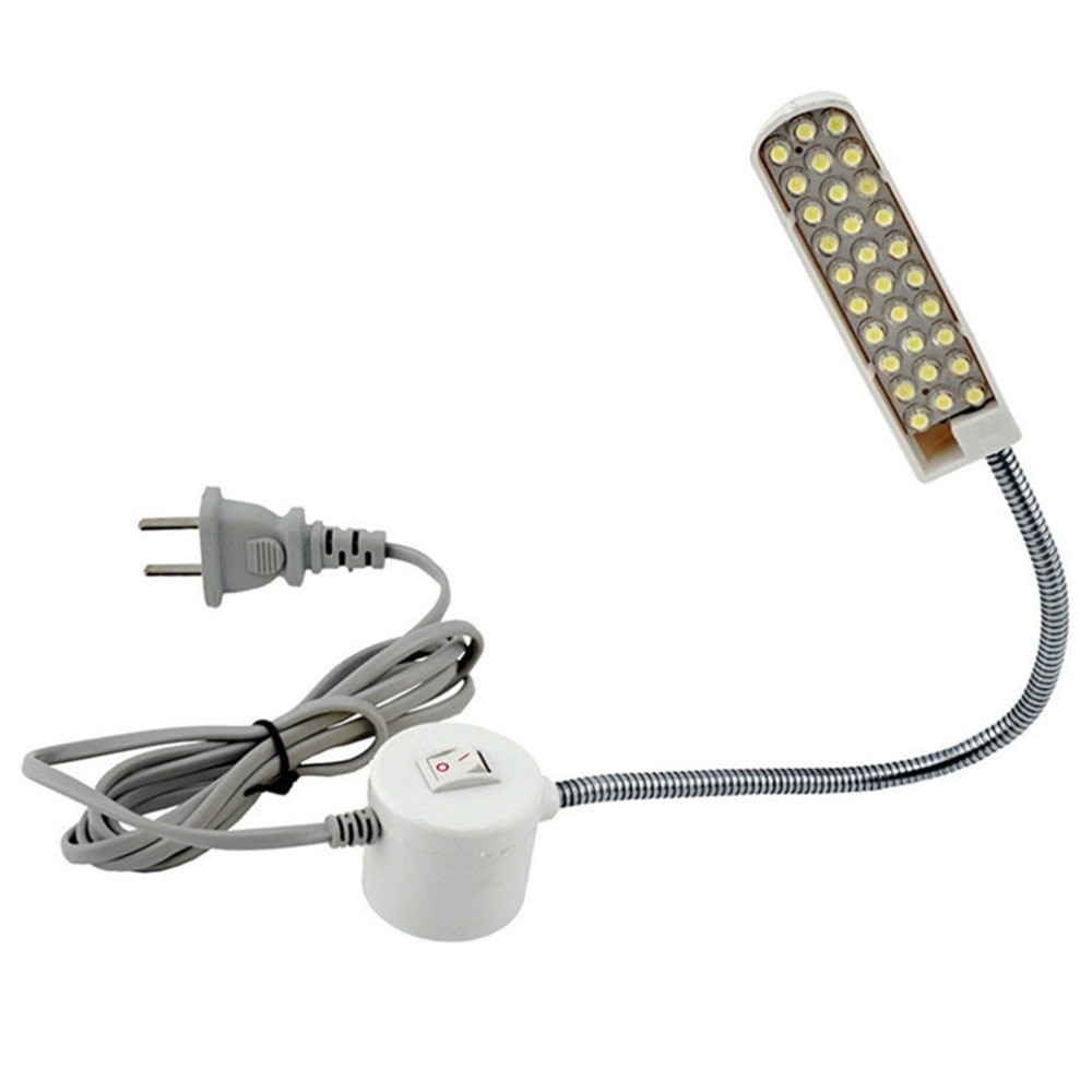 Lámpara de costura con cuentas, luz de trabajo para el hogar, accesorios de máquina, 10/20/30LED,