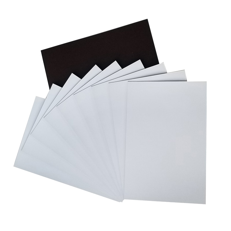 Papel fotográfico magnético para impresión por inyección de tinta, adhesivo mate A4 4R, imán para nevera, diy