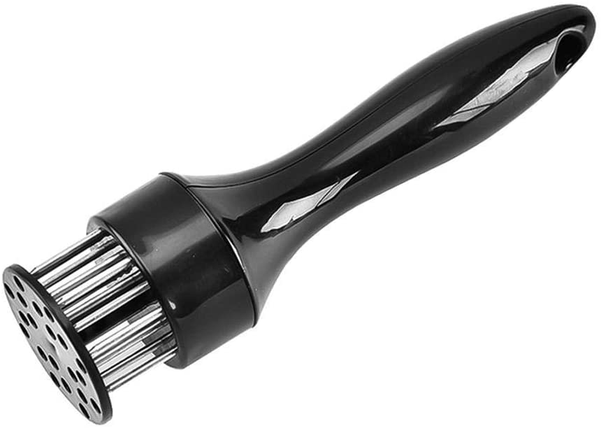 Keuken Beroep Vleesvermalser Naald Met Roestvrij Staal Vlees Hamer Keuken Gereedschap Voor Steak Varkensvlees Rundvlees Tederheid Kookgerei: Black