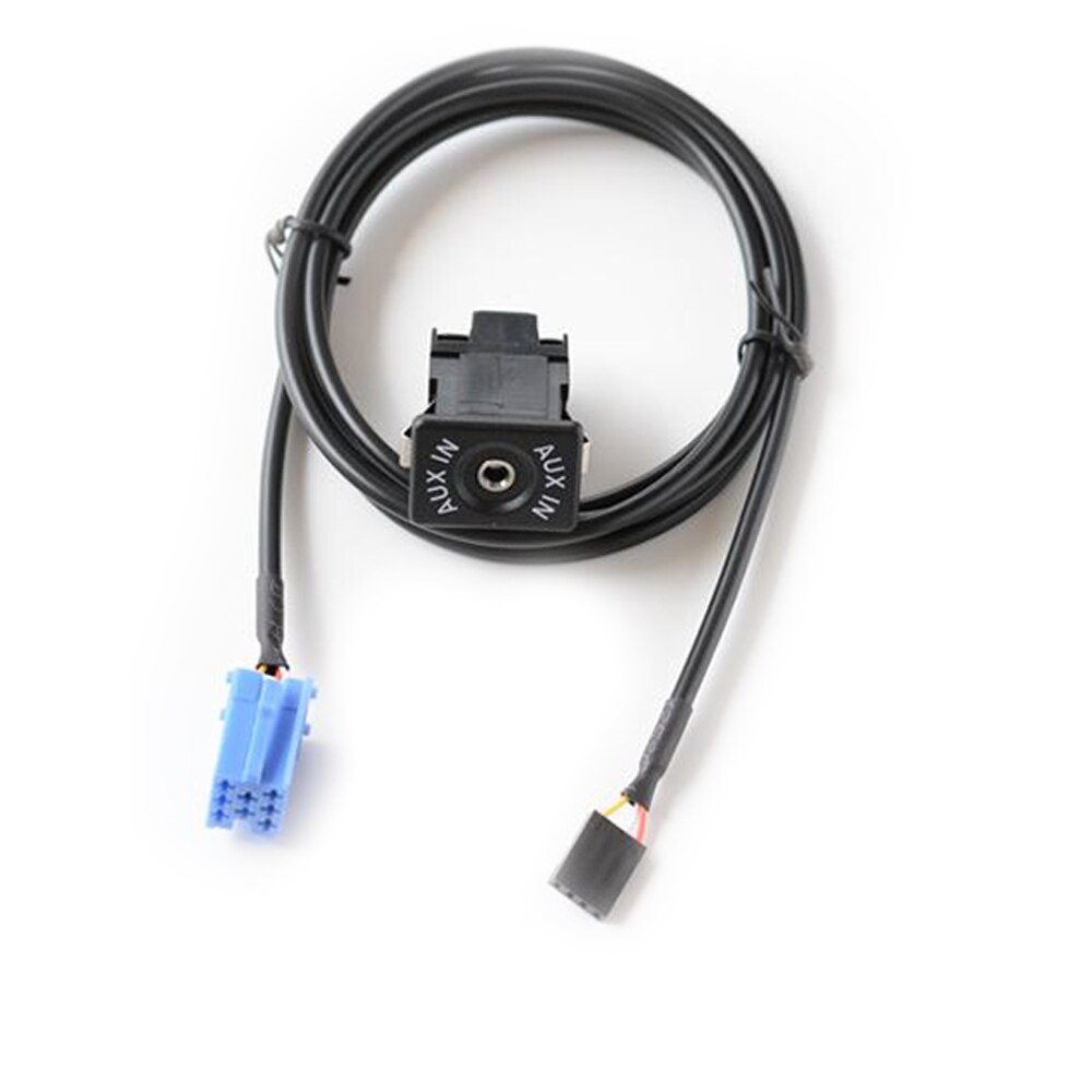 Biurlink Aux Cable ISO 8Pin Port AUX-IN Switch Adapter For Volkswagen VW Passat POLO Bora
