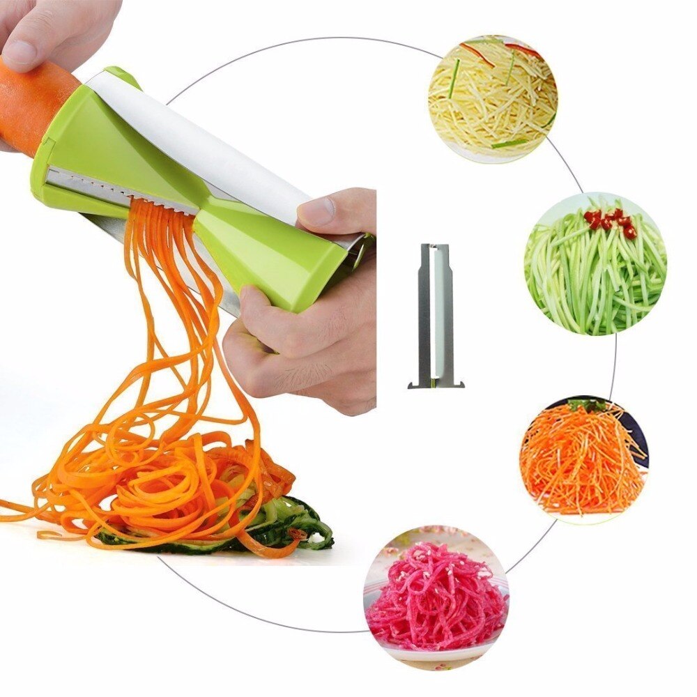 Reibe für Karotten Spirale Cutter Gemüse für Koreanische Kartoffel schneiden Spiralizer Gurke Küche Spielereien Zerhacker Mandoline Schneidemaschine