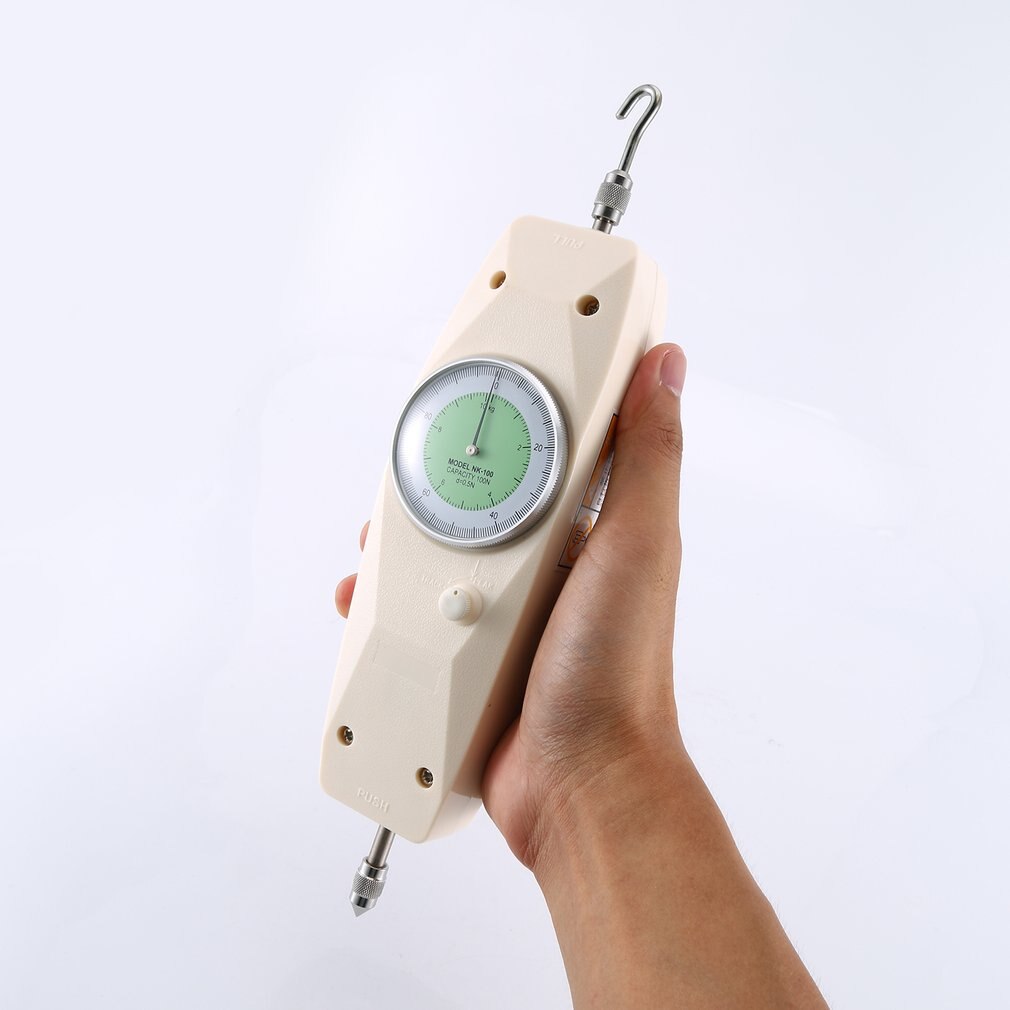 Analog Force Gauge Pointer Push Pull Tester NK-100 Thrust Meter Dynamometer Pressure High Precision Measuring Instruments