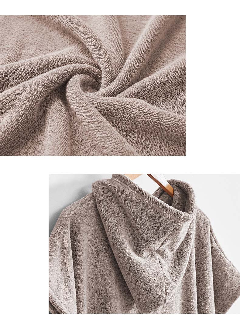 Batas de baño con capucha para padres e hijos, capa de algodón para hombres y mujeres, albornoces para parejas y adultos, bata de noche para niños