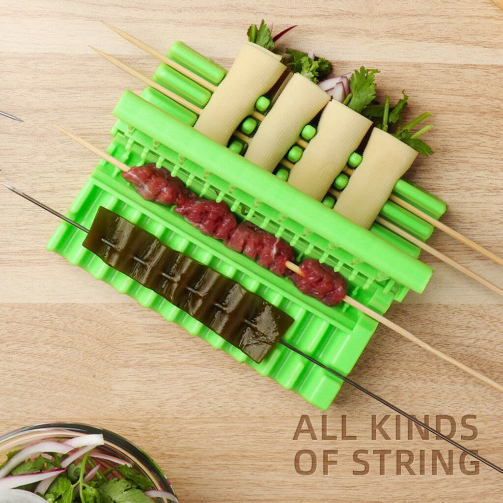 Machine pour faire des brochettes de Kebab, boîte pour faire des brochettes de Barbecue, viande de bœuf, porc, légumes, Grill, accessoires de cuisine, Gadget pour Barbecue en plein air