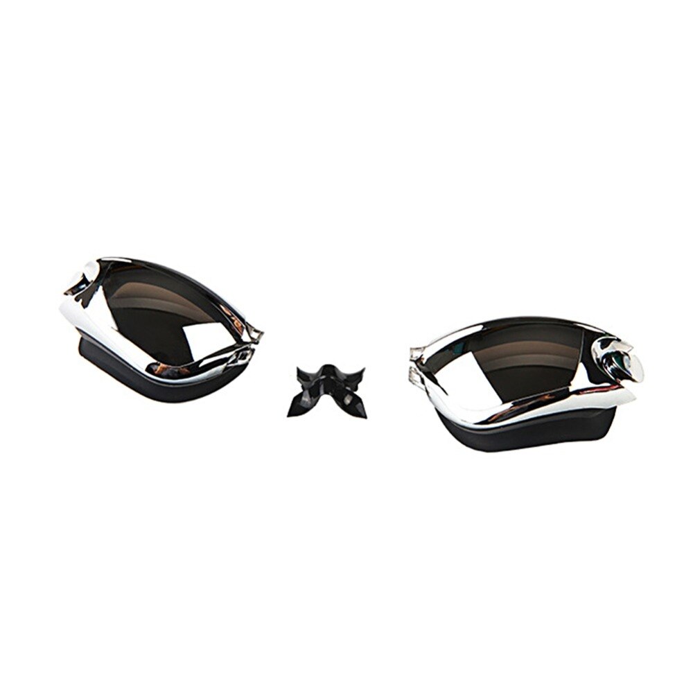 Silicone Waterproof Swim Goggles Anti-fog UV Swimming Glasses With Earplug for Men Women Water Sports Eyewear