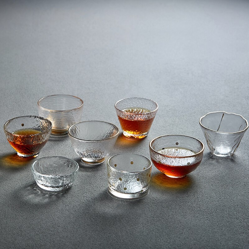 Japanske snapseglas kop krusning guldkant whiskyglas vintage vinglas home kieliszki do wina juice glas  ac50gc