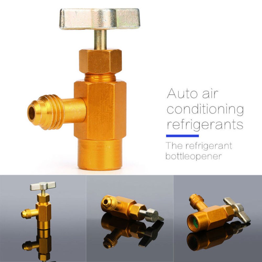 New Copper Can Dispensing Tap With 1/2″ ACME Thread & 7/16-20 Connector – Puncture Style Keg Valve & Bottle Opener