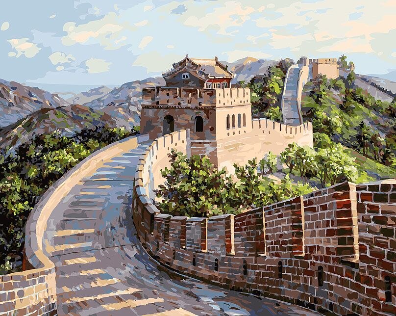 HUACAN Painting By Numbers City Landscapes Acrylic Drawing Canvas Pictures For Adults Home Decoration: SZHC2342