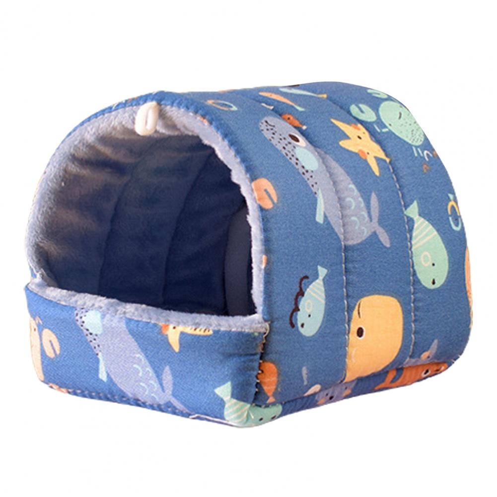 Nid de cochon d'inde, motif de dessin animé, cachette pour animaux de compagnie, petit Animal , Hamster, écureuil, lit, maison, Cage, accessoires: L / GRIS